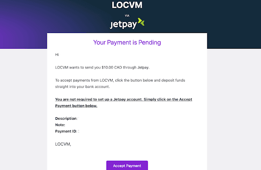 JetPay Payment Request